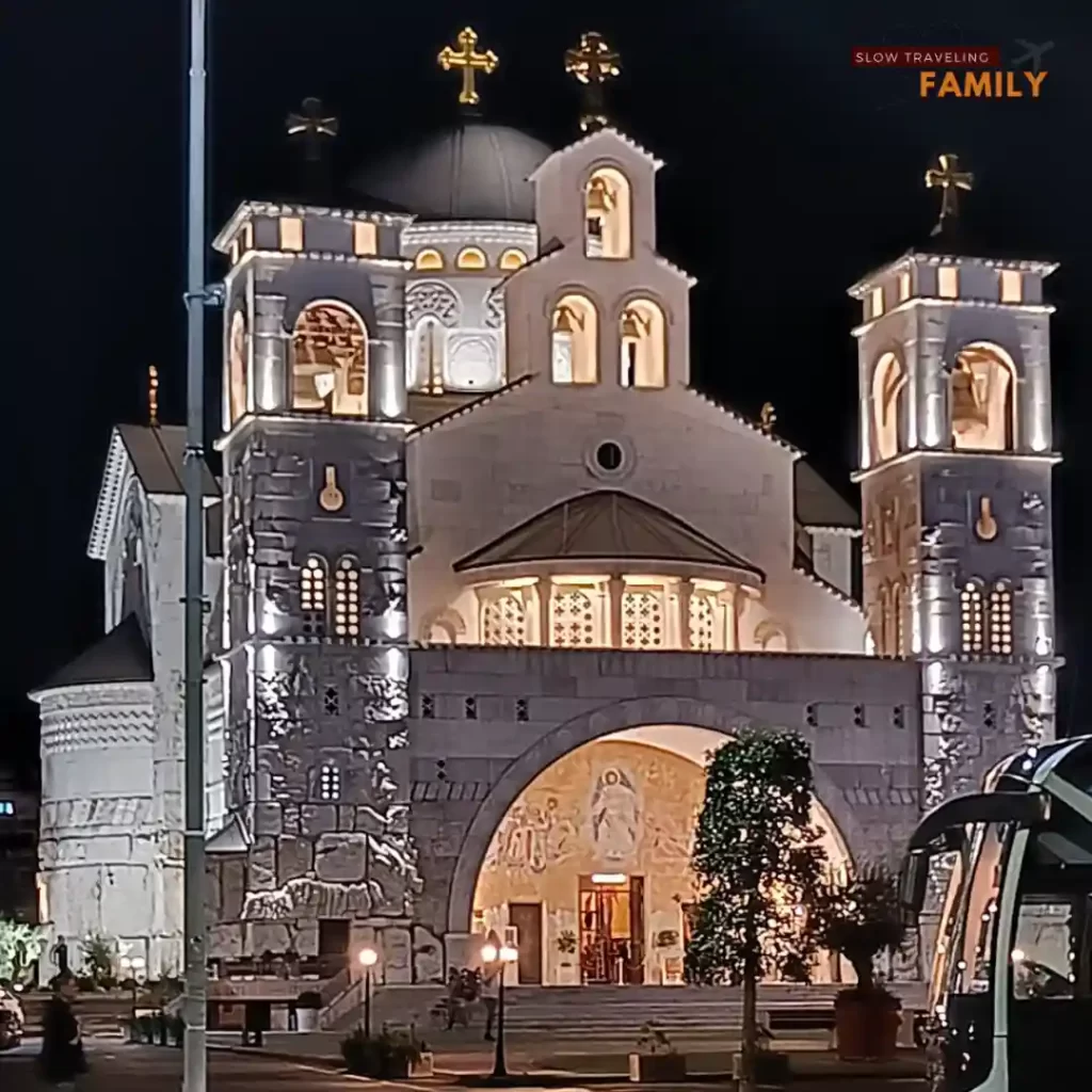 Orthodox Church of Christ's Resurrection in the evening
