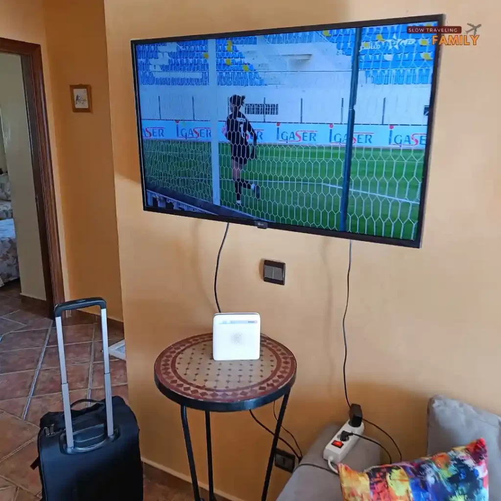 Paraiso Del Sol Agadir; living room TV